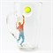 Кружка Верона с теннисный мячом и витражным рисунком Подача 1863