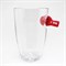Стакан для сока с красной боксерской перчаткой 2082